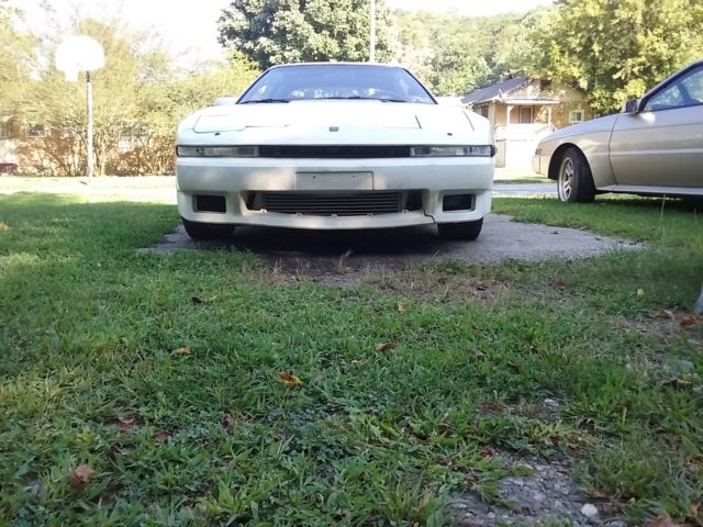 1987 White Toyota Supra 2 door sports car