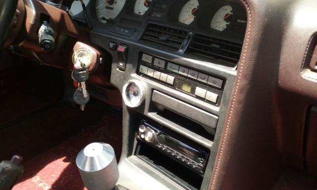1987 White Toyota Supra 2 door sports car