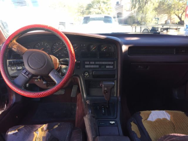 1987 Red Toyota Supra Coupe