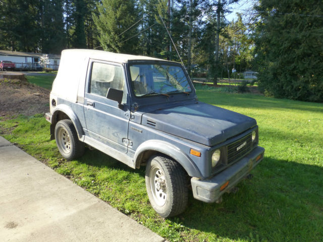 1987 Blue Suzuki Samurai JP