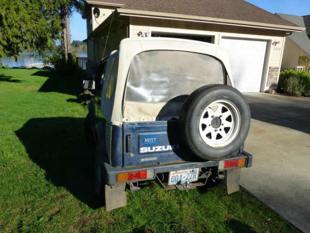 1987 Blue Suzuki Samurai JP