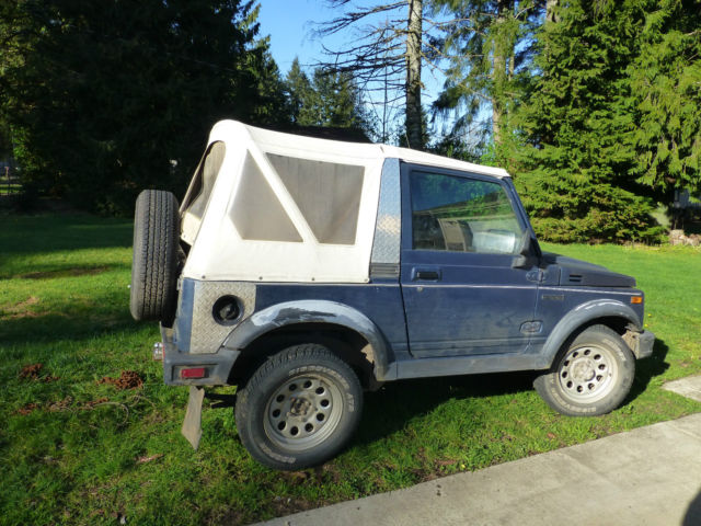 1987 Blue Suzuki Samurai JP