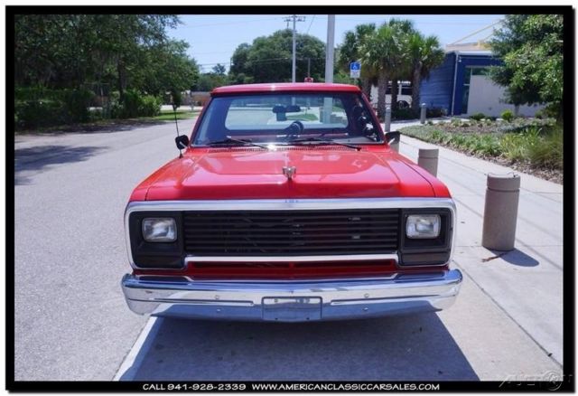 1987 Red Dodge Ram 1500 Standard Cab Pickup