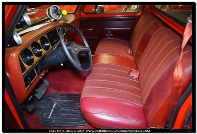 1987 Red Dodge Ram 1500 Standard Cab Pickup