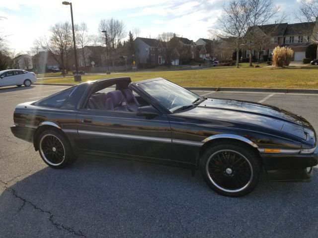 1987 Black Toyota Supra Coupe