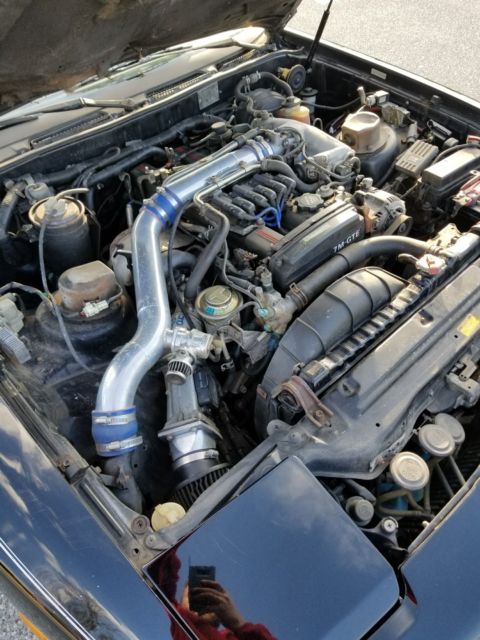 1987 Black Toyota Supra Coupe