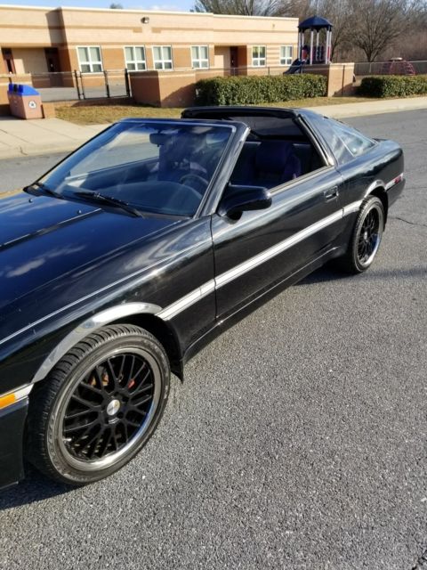 1987 Black Toyota Supra Coupe