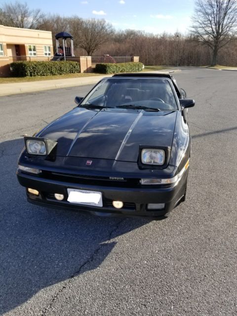 1987 Black Toyota Supra Coupe