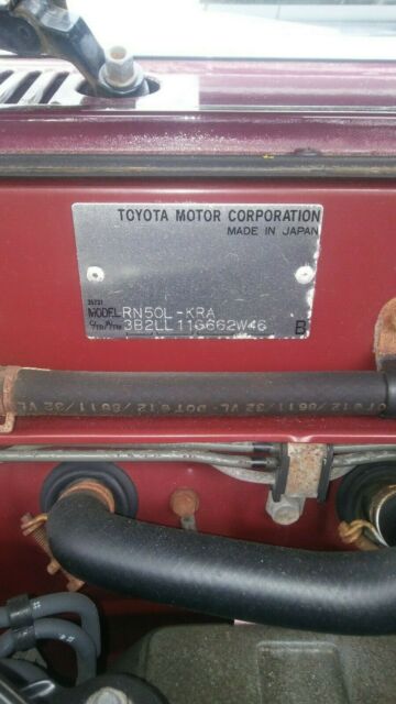 1987 Burgundy Toyota Other Cab & Chassis