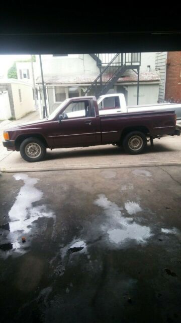 1987 Burgundy Toyota Other Cab & Chassis