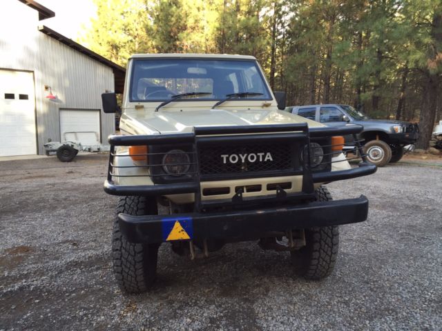1987 Brown Toyota Land Cruiser Crew Cab Pickup