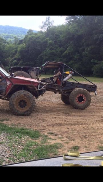 1987 Black Toyota 4Runner Firewall buggy