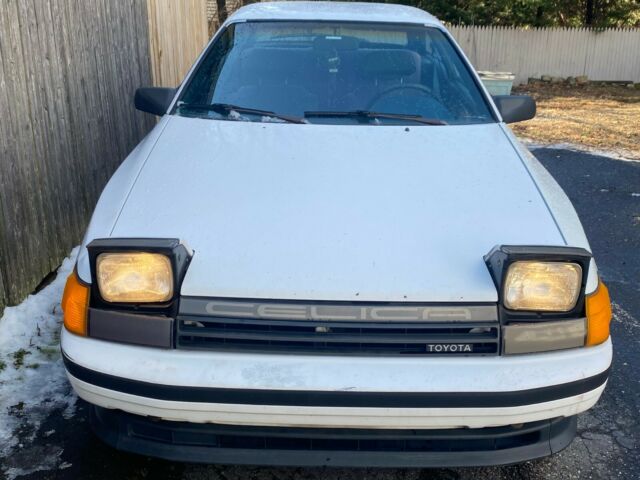 1987 White Toyota Celica Coupe