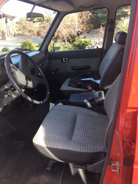 1987 Red Toyota Land Cruiser SUV