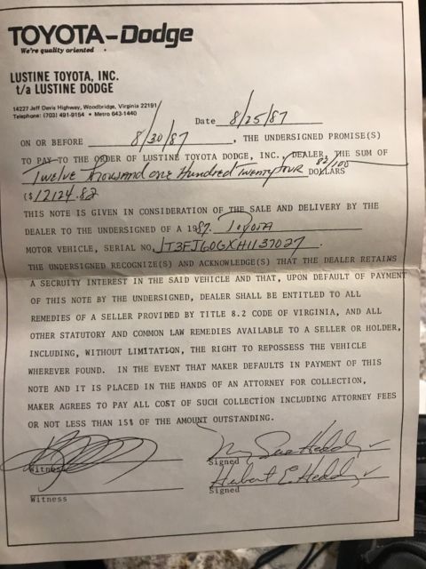 1987 Gold Toyota Land Cruiser SUV