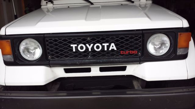 1987 White Toyota Land Cruiser SUV