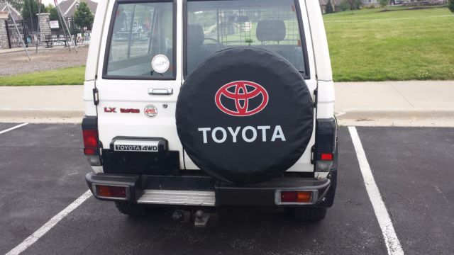 1987 White Toyota Land Cruiser SUV