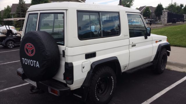 1987 White Toyota Land Cruiser SUV