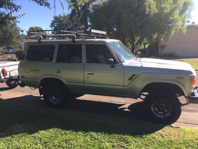 1987 Silver Toyota Land Cruiser