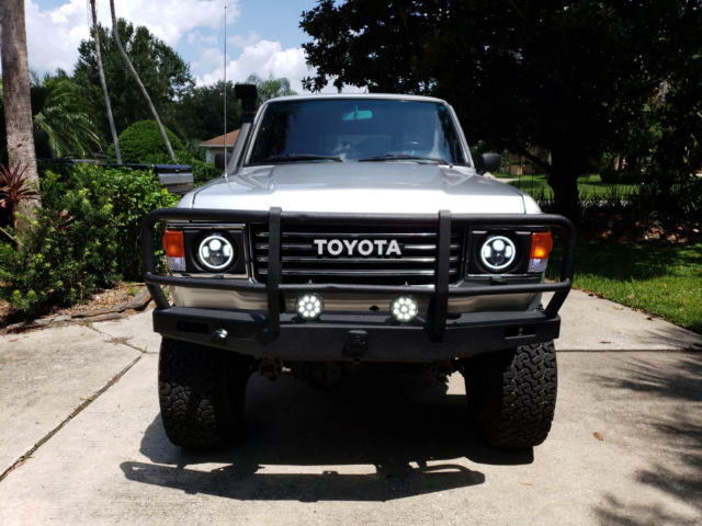 1987 Silver Toyota Land Cruiser SUV