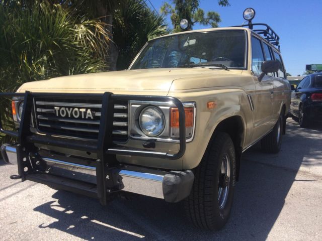 1987 Sand Toyota Land Cruiser SUV