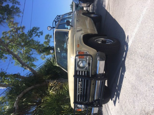 1987 Sand Toyota Land Cruiser SUV