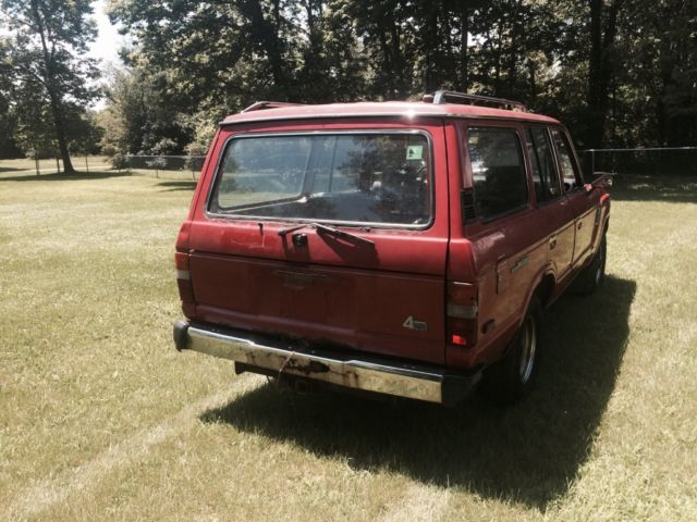1987 Silver Toyota Land Cruiser SUV