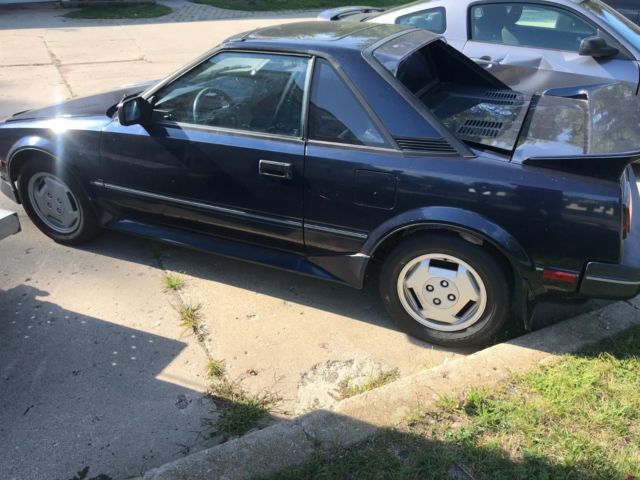 1987 Blue Toyota MR2 Coupe
