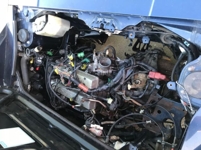 1987 Blue Toyota MR2 Coupe