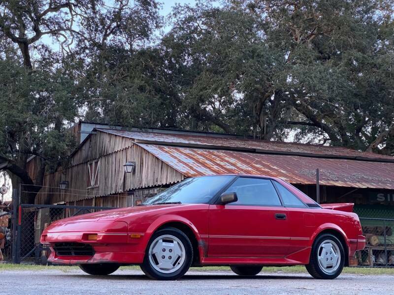 1987 Red Toyota MR2 Coupe