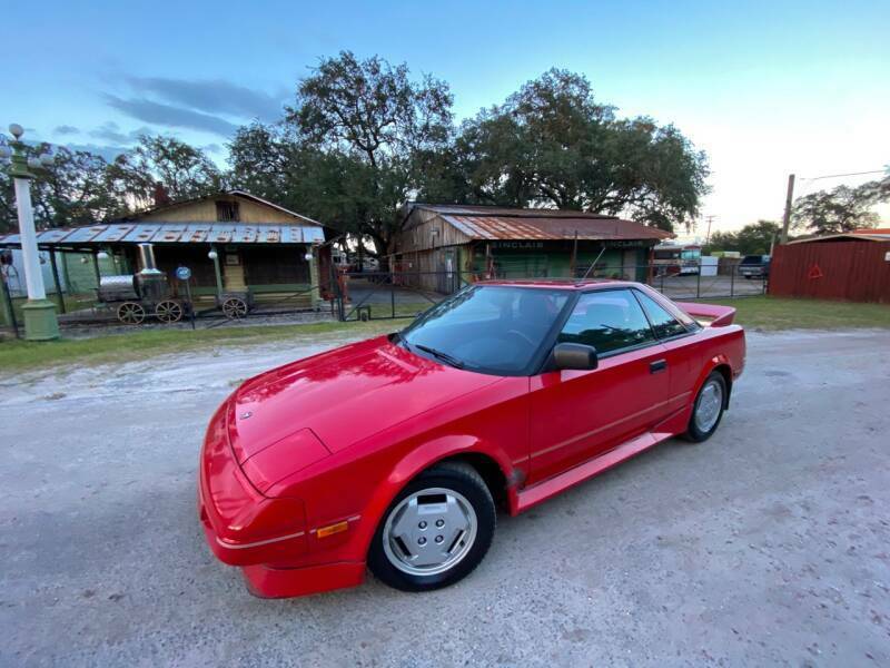 1987 Red Toyota MR2 Coupe