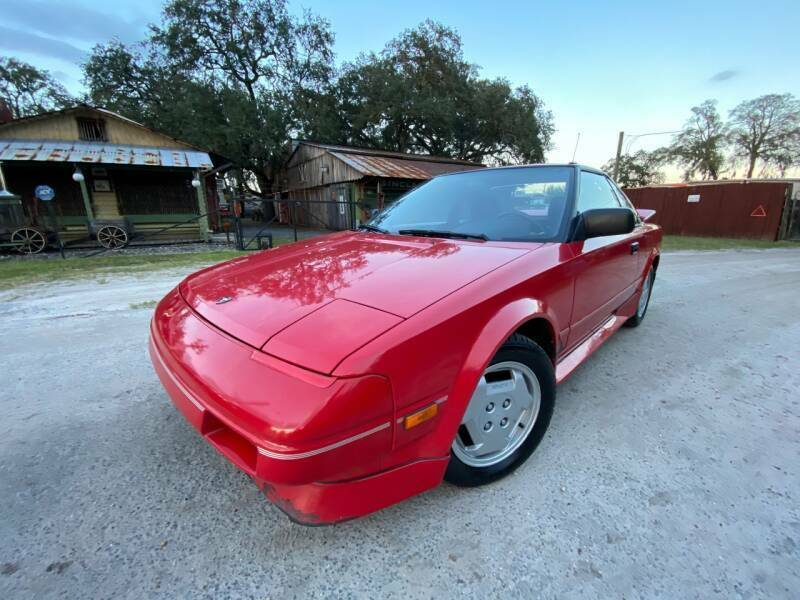 1987 Red Toyota MR2 Coupe
