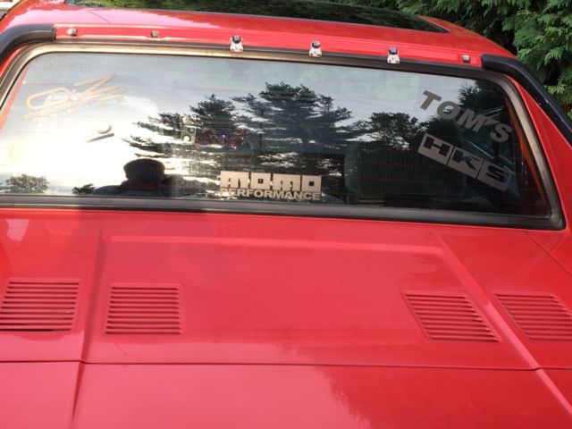 1987 Red Toyota Land Cruiser Coupe