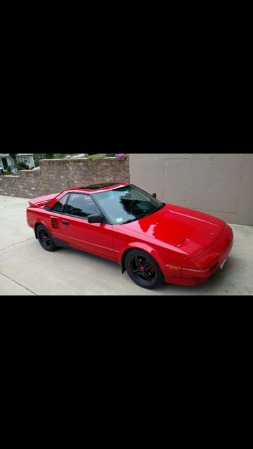1987 Red Toyota Land Cruiser Coupe
