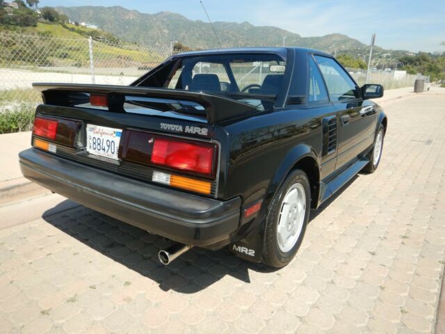 1987 Black Toyota MR2 Coupe