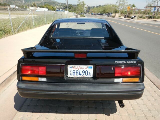1987 Black Toyota MR2 Coupe