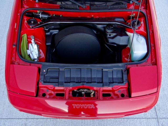 1987 Red Toyota MR2 Coupe