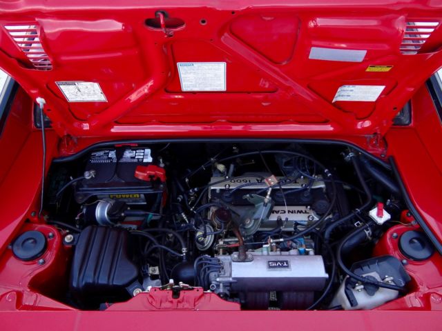 1987 Red Toyota MR2 Coupe