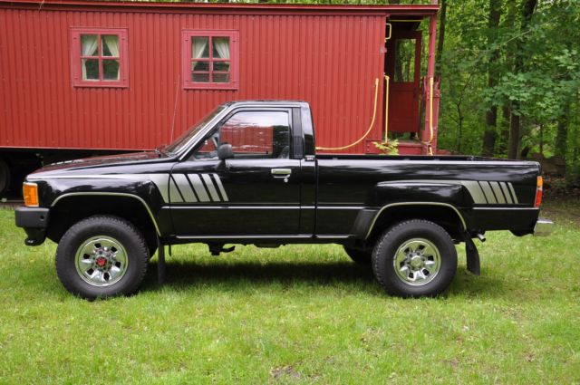 1987 Black Toyota Pickup Cab & Chassis