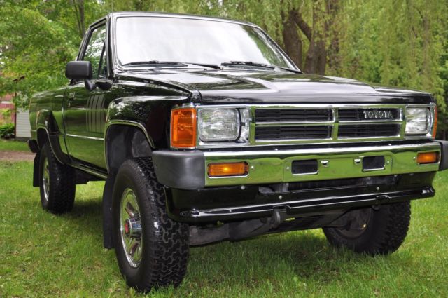 1987 Black Toyota Pickup Cab & Chassis