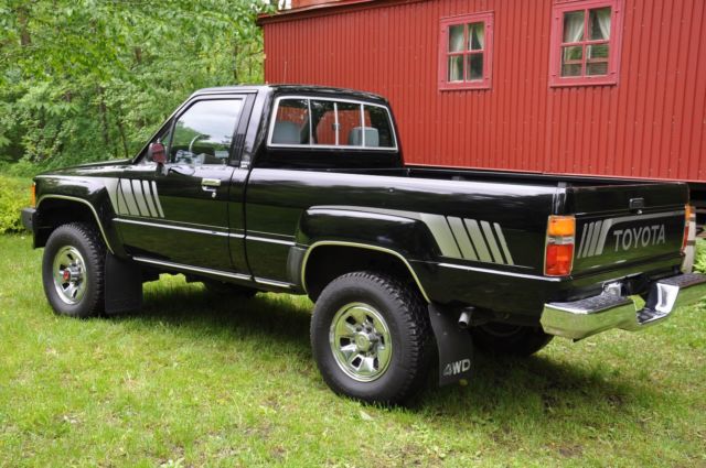 1987 Black Toyota Pickup Cab & Chassis
