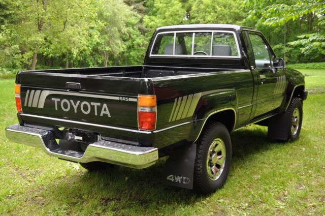 1987 Black Toyota Pickup Cab & Chassis