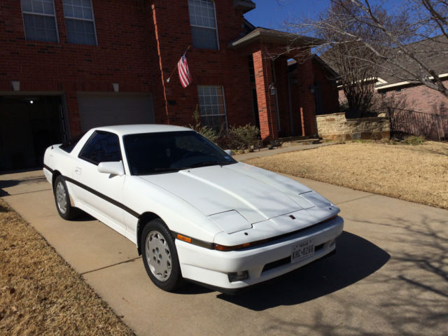 1987 White Toyota Supra