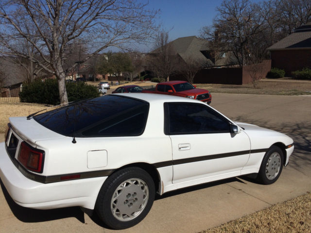 1987 White Toyota Supra
