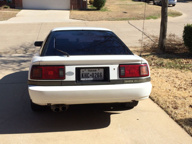 1987 White Toyota Supra