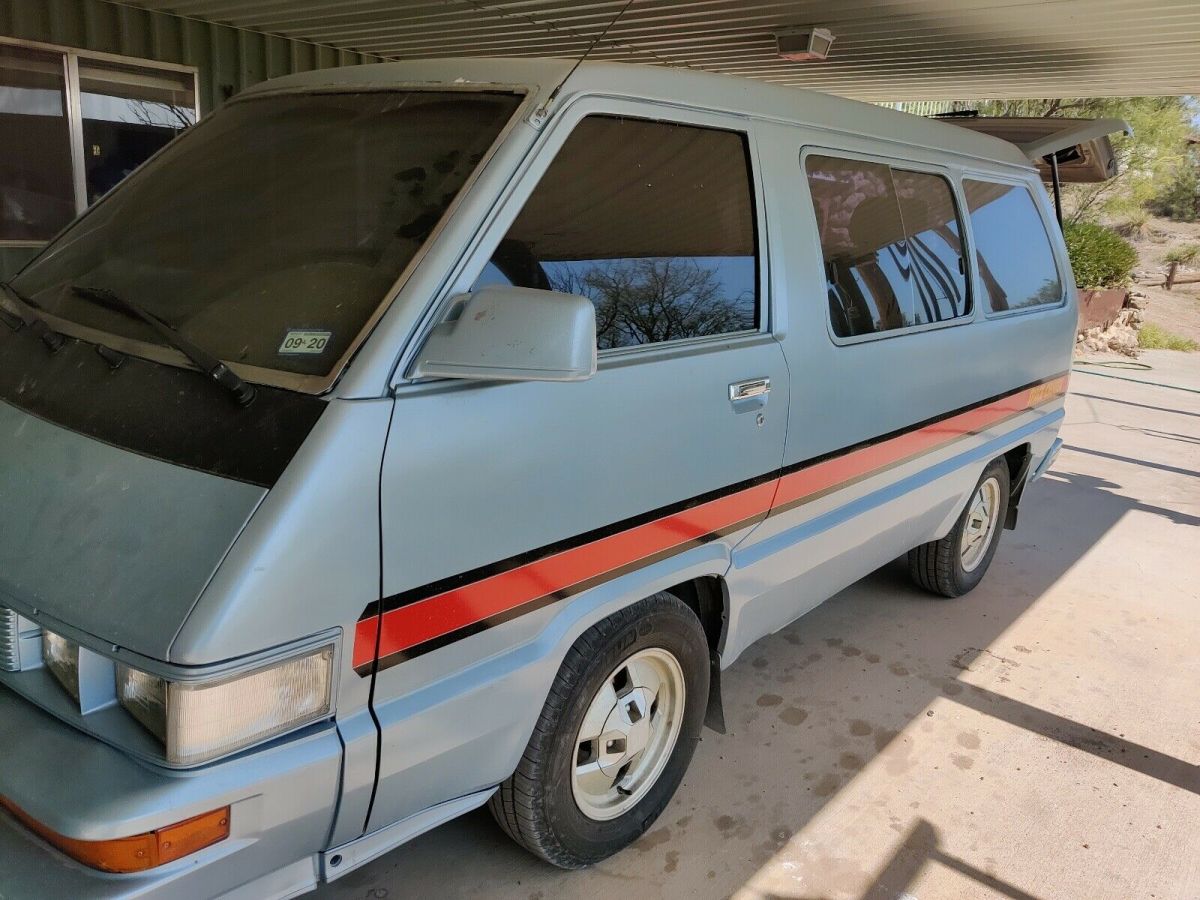 1987 Blue Toyota Van Van