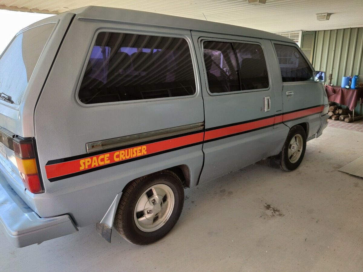 1987 Blue Toyota Van Van