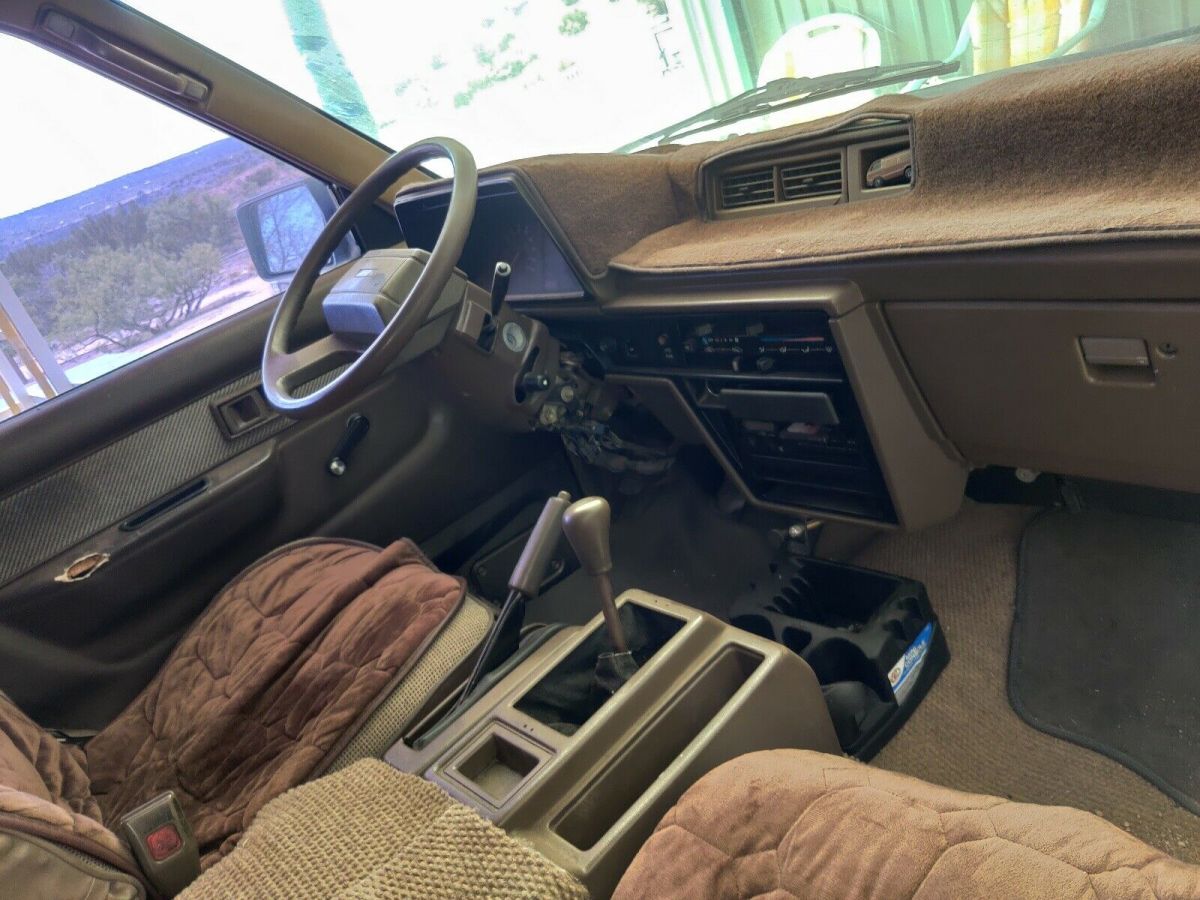 1987 Blue Toyota Van Van