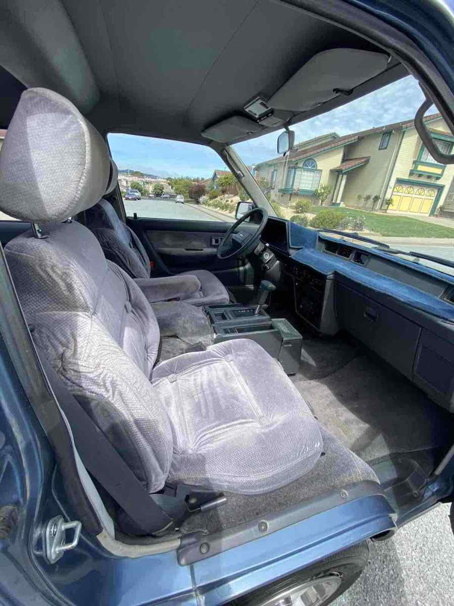 1987 Blue Toyota Van Van