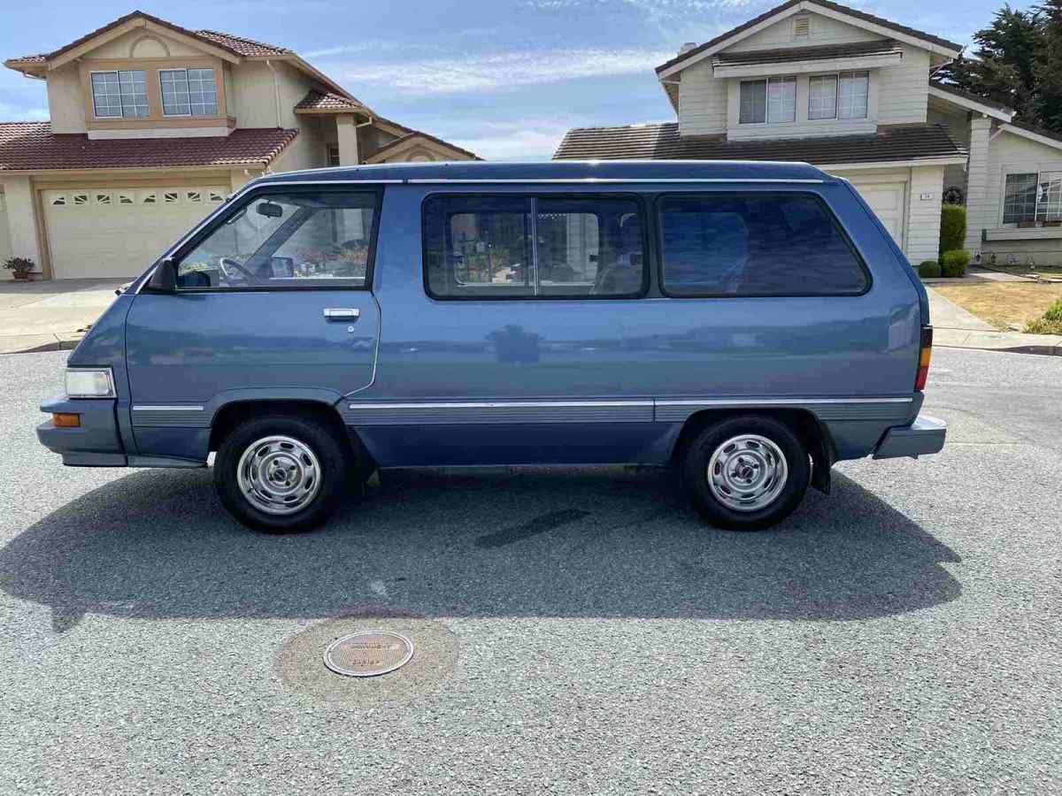1987 Blue Toyota Van Van